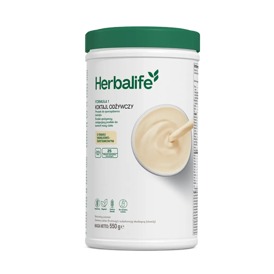 Koktajl Herbalife Formuła 1   waniliowo-śmietankowy 550g  BESTSELLER